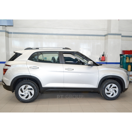 Рейлинги (Серебристый Муар) HYUNDAI Creta 2021- купить недорого с доставкой в Убинское