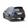 Защита заднего бампера «Уголки двойные» (d63.5) для Renault Duster (2015-н.в.)(Окрашенное) купить недорого с доставкой в Убинское