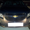 Защита радиатора "Standart" Chevrolet Cruze (2012-2015) верх, чёрная купить недорого с доставкой в Убинское