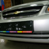 Защита радиатора "Standart" Chevrolet Lacetti седан (2004-2013) чёрная купить недорого с доставкой в Убинское