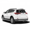 Защита порогов с алюминиевым листом (d63,5) для Toyota RAV4 рестайлинг, (2015-н.в.)(Окрашенное) купить недорого с доставкой в Убинское