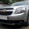 Защита радиатора "Standart" Chevrolet Orlando (2009-2015) верх, чёрная купить недорого с доставкой в Убинское