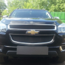 Защита радиатора "Standart" Chevrolet Trailblazer (2012-2015) чёрная купить недорого с доставкой в Убинское
