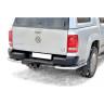 Защита заднего бампера «Уголки двойные» (d63,5) для Volkswagen Amarok (2010-2016)(Нерж. Сталь) купить недорого с доставкой в Убинское