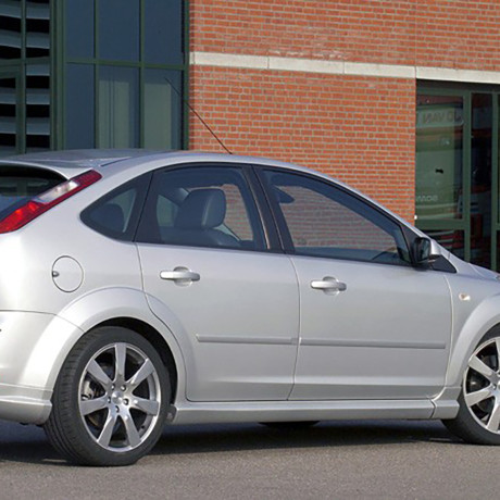 Накладки на пороги "MS" для Ford Focus 2 (2004-2011) купить недорого с доставкой в Убинское