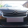 Защита радиатора "Standart" Citroen C4 седан (2013-2016) чёрная купить недорого с доставкой в Убинское