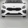 Бампер передний "Kudos Romb" для Kia Rio (2017-2020) купить недорого с доставкой в Убинское