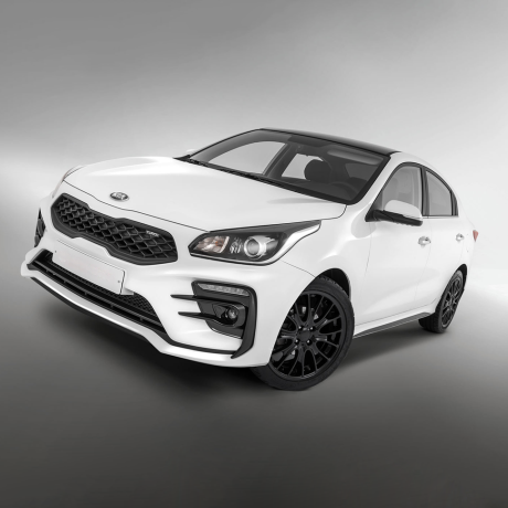 Бампер передний "Kudos Romb" для Kia Rio (2017-2020) купить недорого с доставкой в Убинское