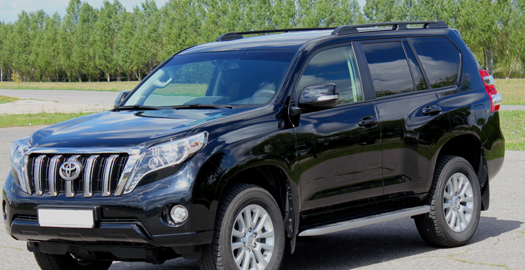 Рейлинги Toyota Land Cruiser Prado 150 (2009-2022) Серый купить недорого с доставкой в Убинское