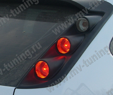 Корпуса под заднюю модульную оптику для Ford Focus 2 (хетчбек) 3-5D (2004-2008) купить недорого с доставкой в Убинское