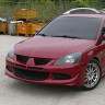 Бампер передний в стиле "EVO" для Mitsubishi Lancer IX (2003-2009) купить недорого с доставкой в Убинское
