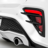 Бампер задний "Kudos" под раздвоенный глушитель для Kia Rio (2017-2020) купить недорого с доставкой в Убинское