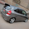 Накладка на задний бампер "Modulo" для Honda Fit GD купить недорого с доставкой в Убинское