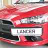 Рамка под номер на передний бампер для Mitsubishi Lancer X (2010-2016) купить недорого с доставкой в Убинское