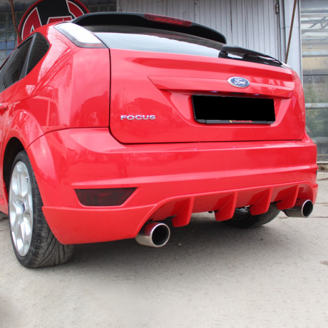 Накладка (юбка) заднего бампера "Lord" для Ford Focus 2 (2008-2011) купить недорого с доставкой в Убинское