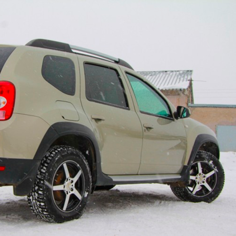 Накладки на колесные арки Renault Duster "АртФорм" (2011-2015 г.в.) купить недорого с доставкой в Убинское