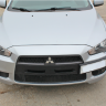 Рамка под номер на передний бампер для Mitsubishi Lancer X (2007-2016) купить недорого с доставкой в Убинское
