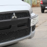 Воздуховоды радиатора в передний бампер (Цельные) var №2 для Mitsubishi Lancer X (2007-2010) купить недорого с доставкой в Убинское