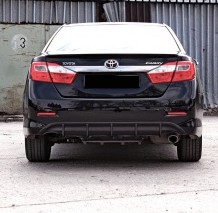 Диффузор заднего бампера var №1 (под окраску) для Toyota Camry XV50 (2012-2014) купить недорого с доставкой в Убинское