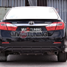 Диффузор заднего бампера var №1 (под окраску) для Toyota Camry XV50 (2012-2014) купить недорого с доставкой в Убинское