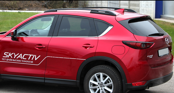 Рейлинги Mazda CX-5 (2016-н.в.) Чёрный купить недорого с доставкой в Убинское