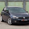 Накладки на пороги "R-Line" для Volkswagen Golf VI (2008-2012) купить недорого с доставкой в Убинское