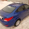 Аэродинамический рассекатель на крышу 6 зубьев для Hyundai Solaris (2010-2016) купить недорого с доставкой в Убинское