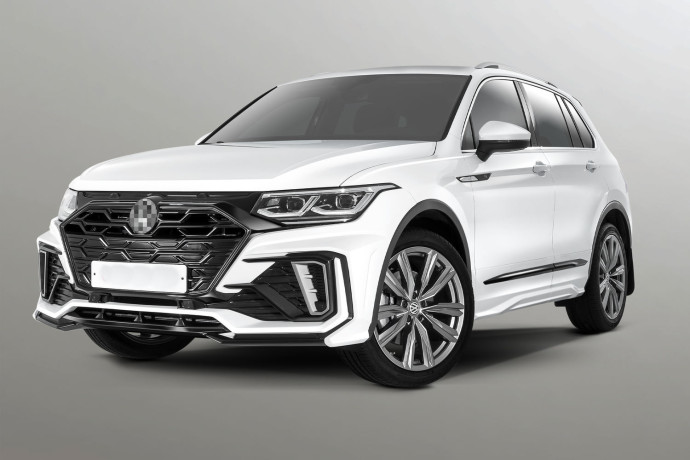 Накладки на двери Volkswagen Tiguan (2020-н.в.) купить недорого с доставкой в Убинское