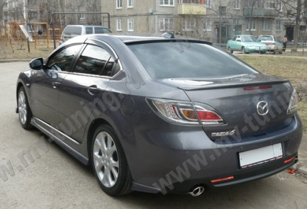 Козырек на заднее стекло var №1 для Mazda 6 Sedan (2008-2012) купить недорого с доставкой в Убинское