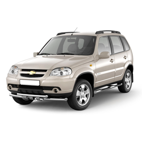 Рейлинги (Черный муар) "Комфорт" CHEVROLET Niv@ 2002-2020/ L@DA Niv@ 2020-/ L@DA NIV@ Travel 2021- купить недорого с доставкой в Убинское